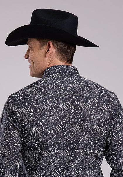 Roper Men's Paisley Printed Long Sleeve Snap Shirt weis-western-wear