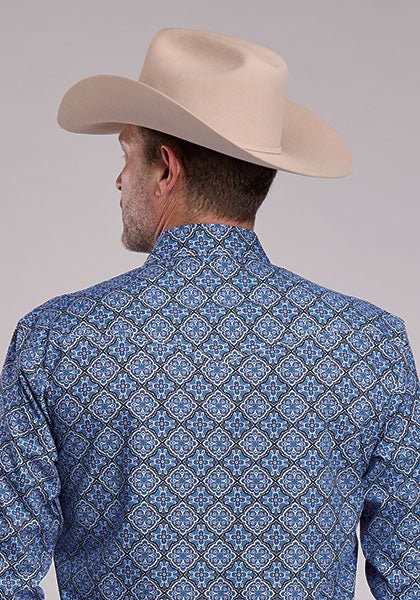 Roper Men's Amarilo Snap Sky Medallion - Roper