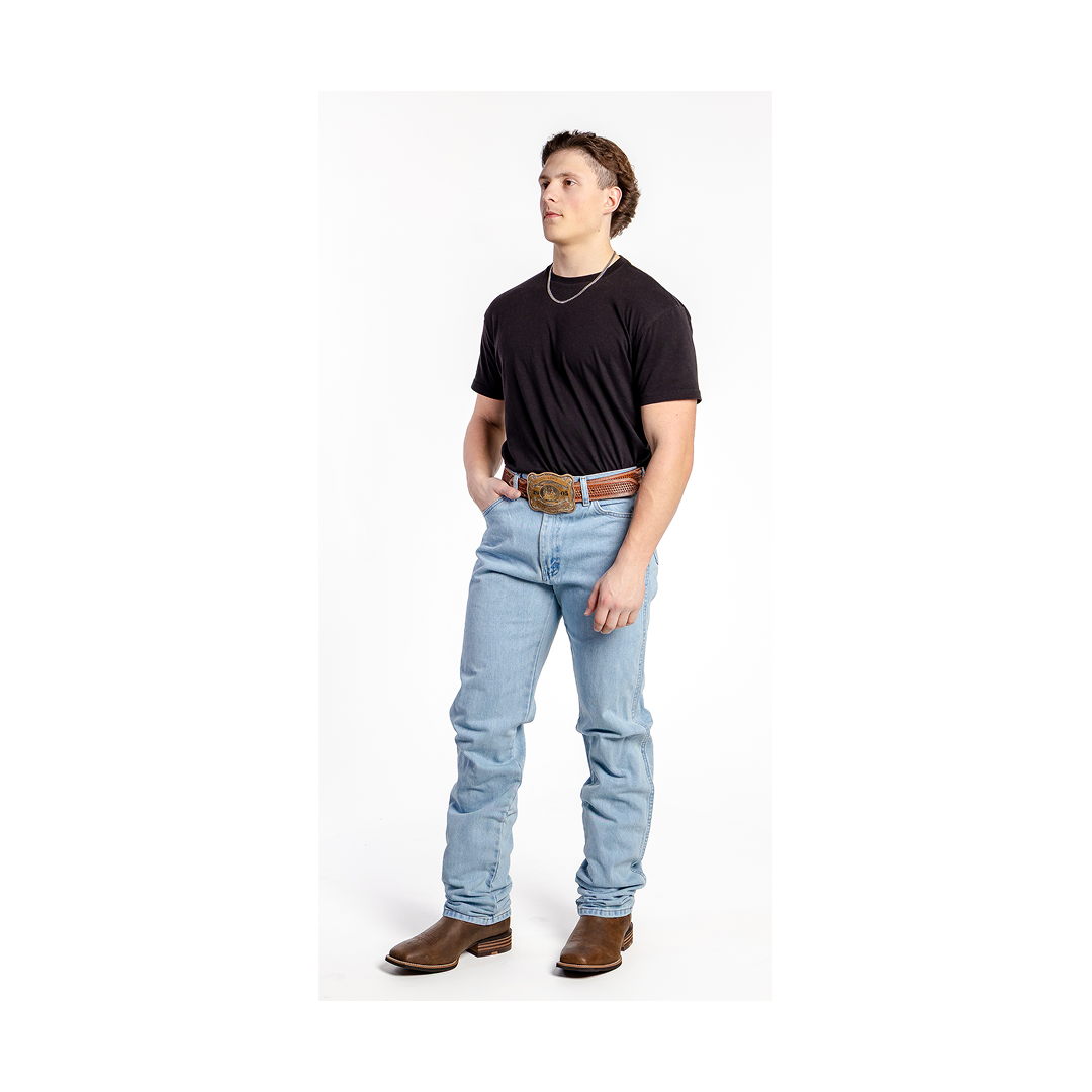 Wrangler Men’s Jeans Cowboy Cut Original Fit In Bleach
