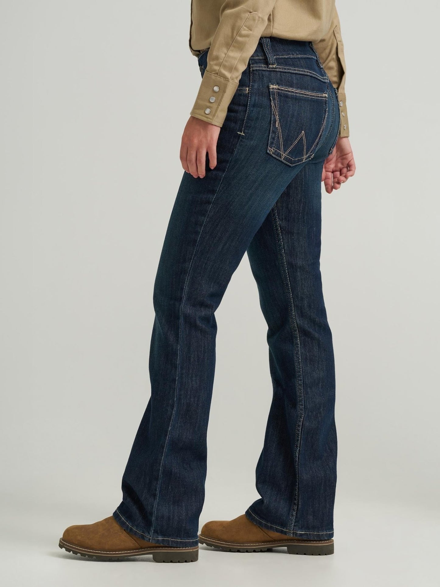 Wrangler Women's Mae Bootcut Advanced Comfort Flame Resistant Jeans - Wrangler