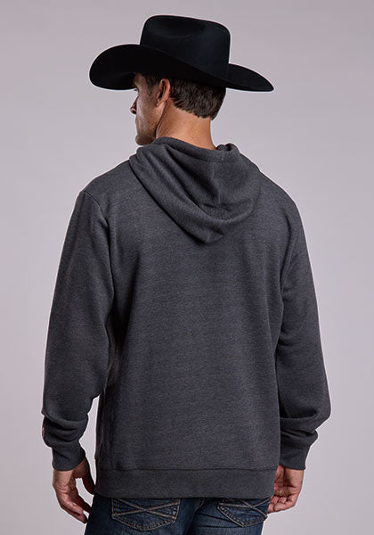 Stetson Men's Horn Screen Print Hoodie