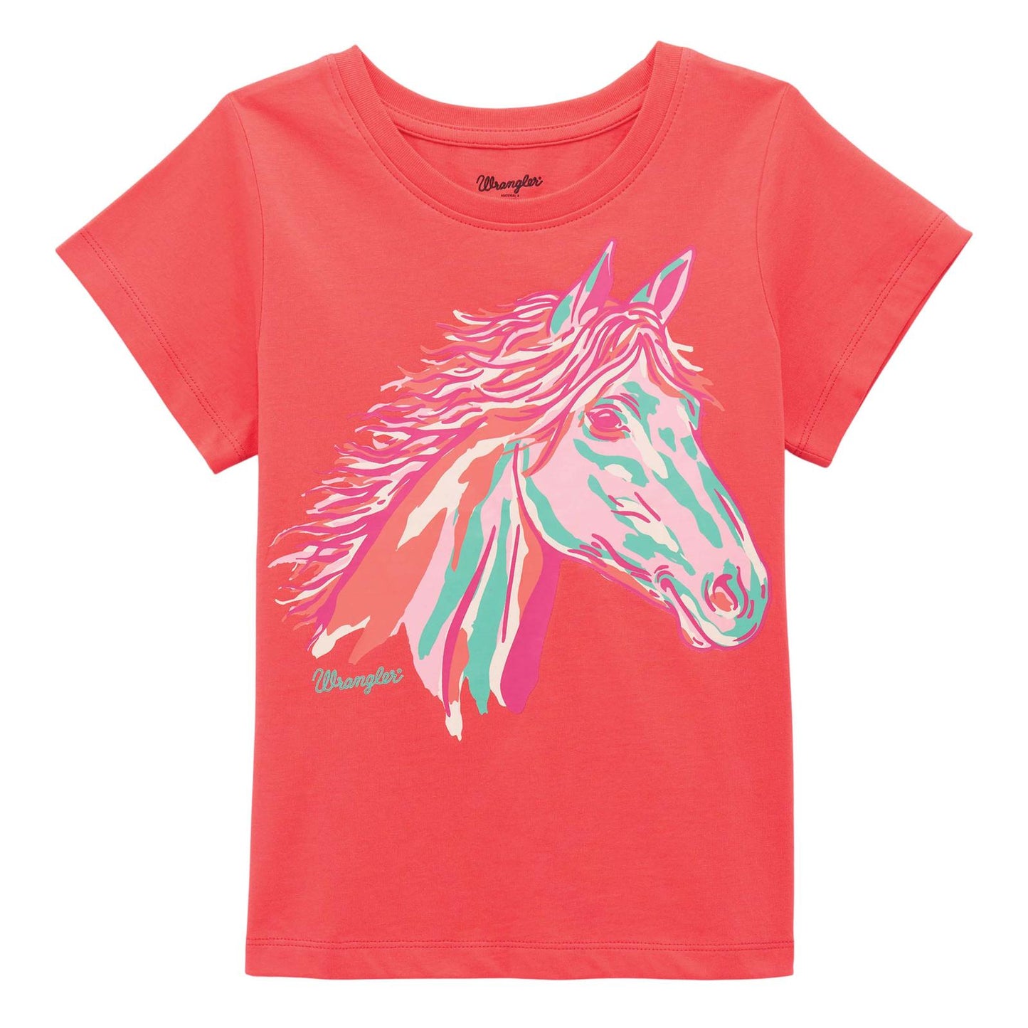 Wrangler Girl's short sleeve T-Shirt weis-western-wear