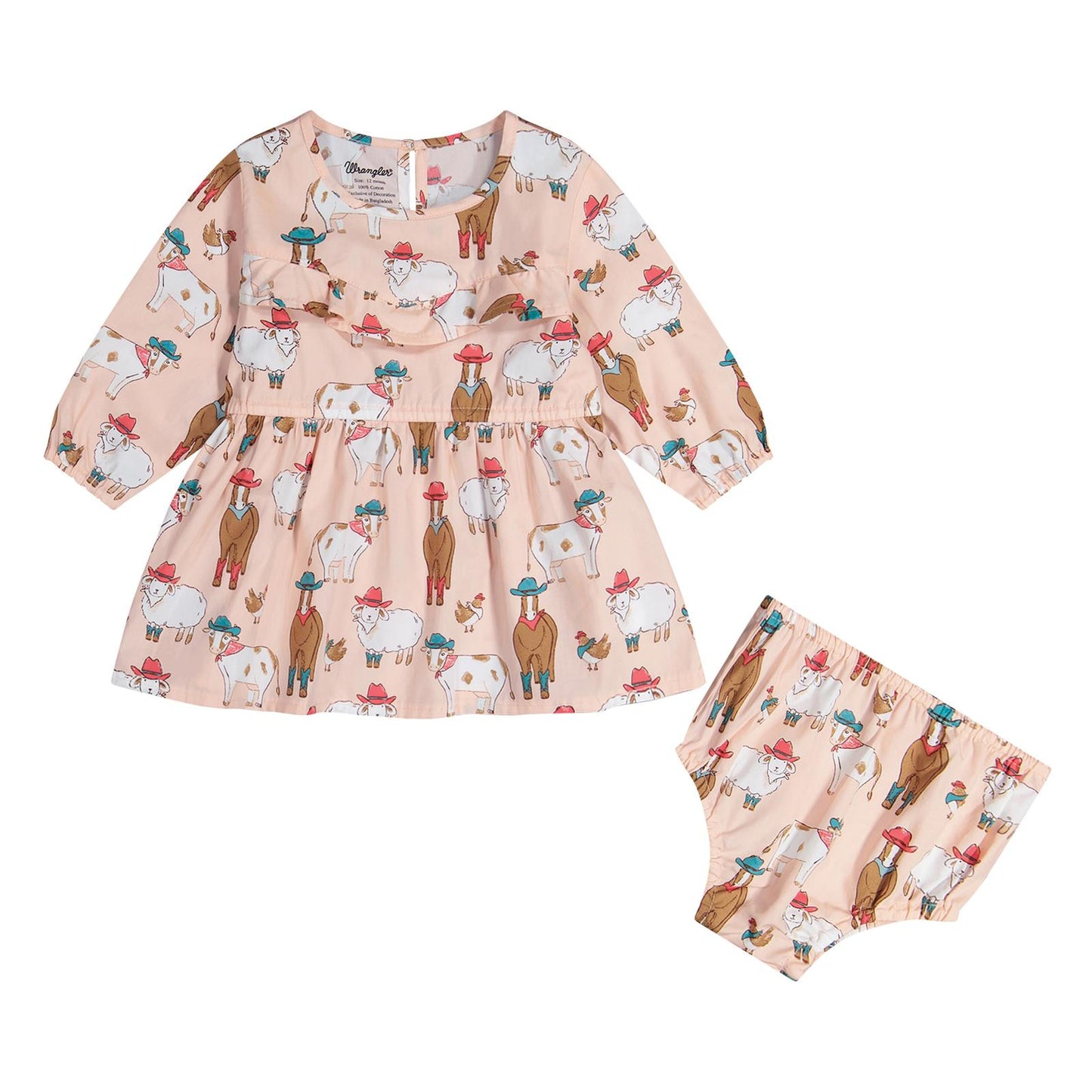 Wrangler Baby Girls Dress - Pink