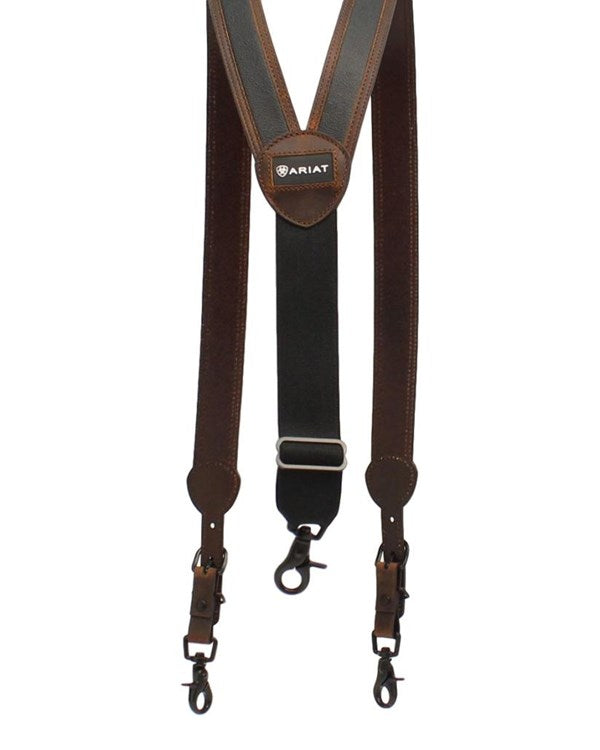 Ariat Gallus Black Inlay Distressed Edges