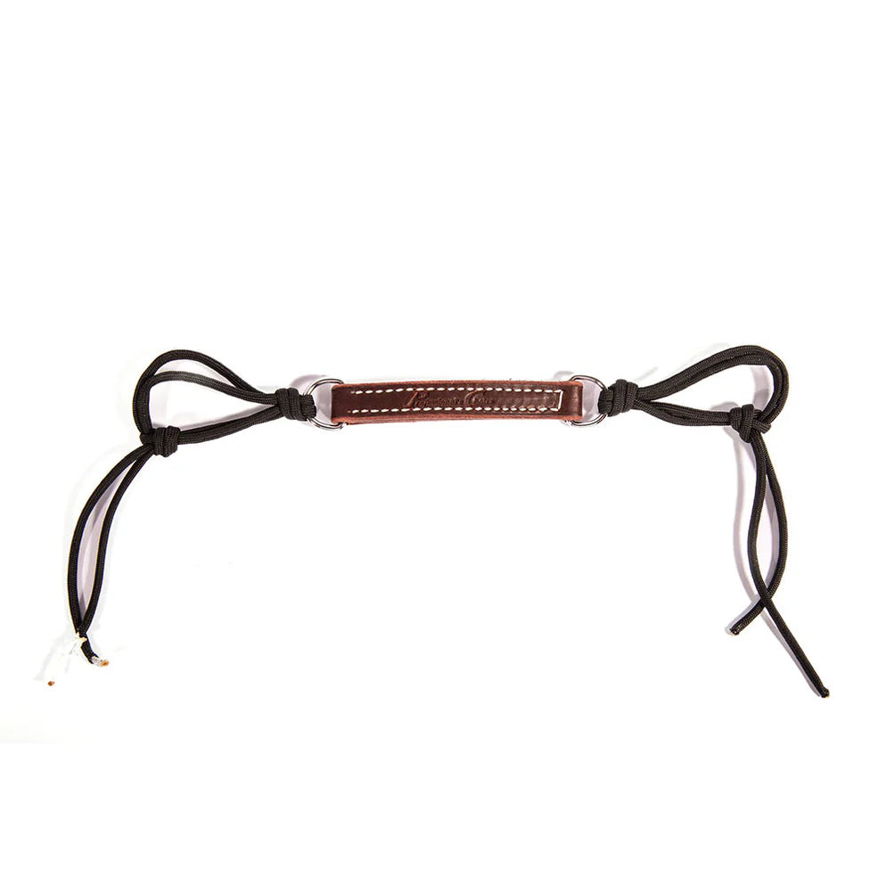 Professionals Choice Burgundy Leather Paracord Curb Strap weis-western-wear