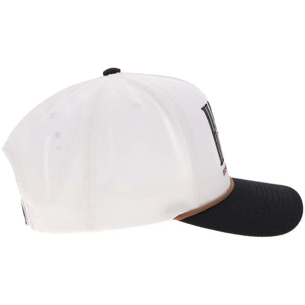 Hooey "Wild Ride" White/Black Ballcap - Hooey