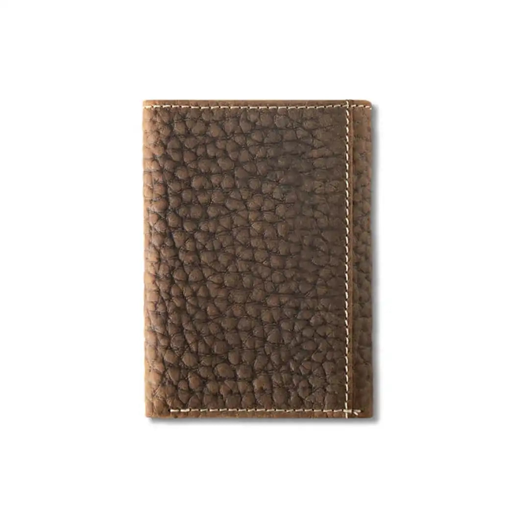 Ariat Trifold Wallet Inlay Patch Brown