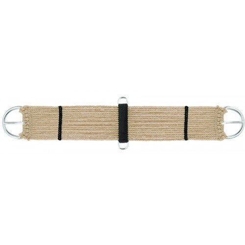 MUSTANG 15-STRAND MOHAIR BLEND BLACK NYLON PONY CINCH - Western Rawhide