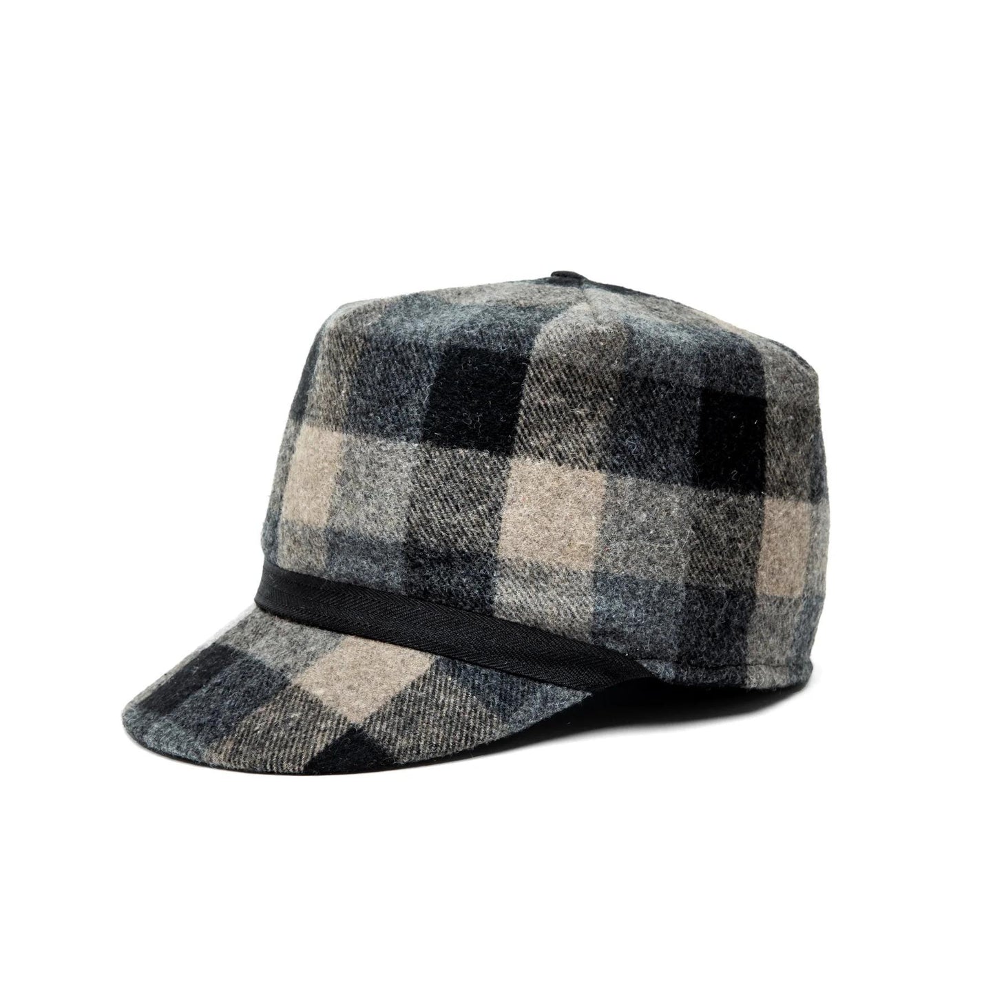 Crown Cap Small Plaid Stockman Mineral Grey