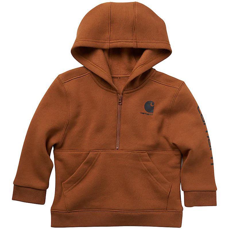 Carhartt Boy's Long Sleeve Half-Zip Sweatshirt (Infant/Toddler) - Carhartt