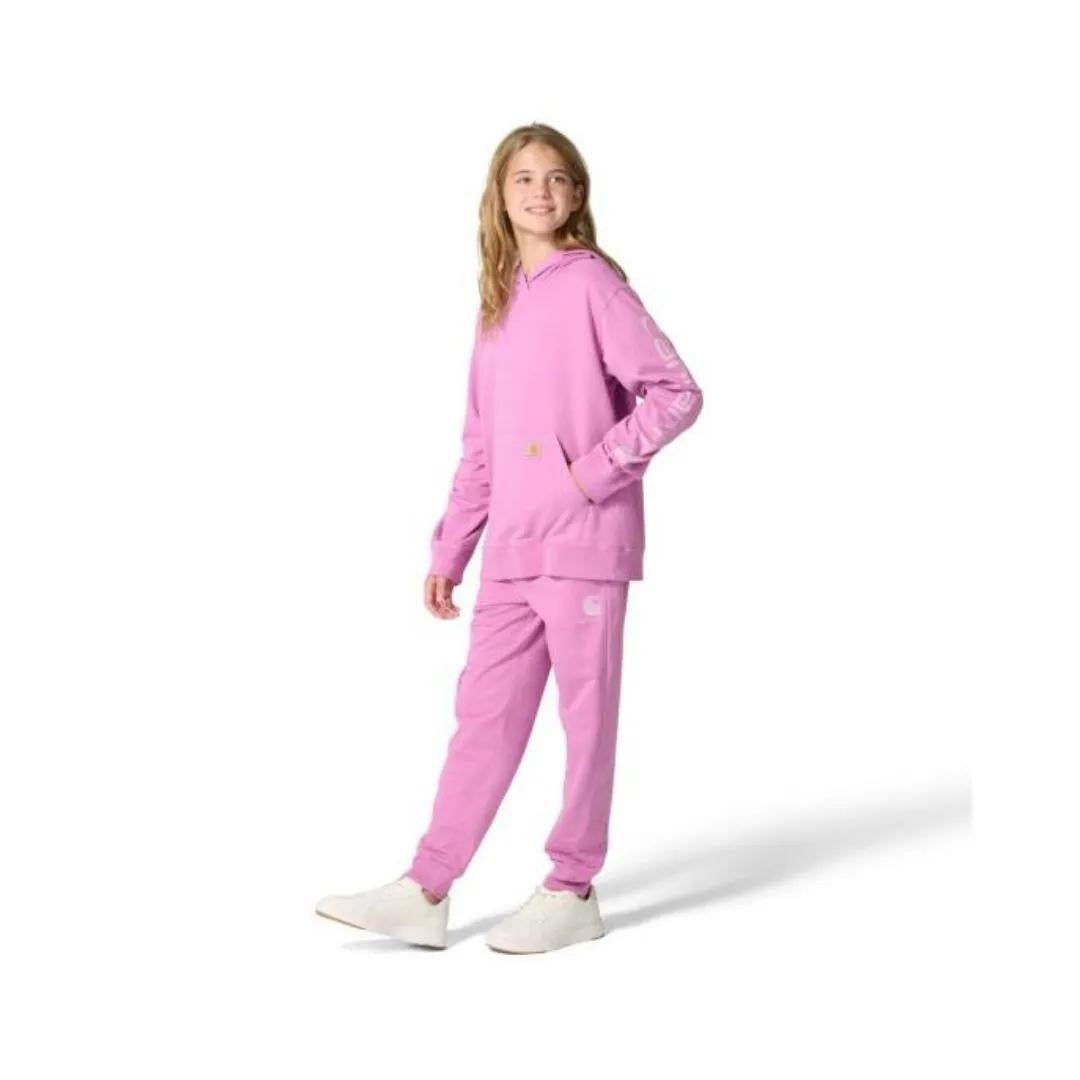 Carhartt Child/Girl's Re-Engineered Long-Sleeve Garment Dyed French Terry Sweatshirt - Carhartt