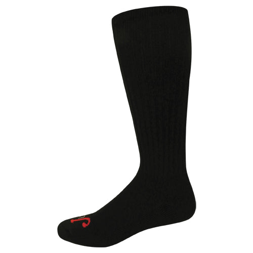 Justin Men's Half Cushion Cotton Over The Calf Socks 3 pack weis-western-wear