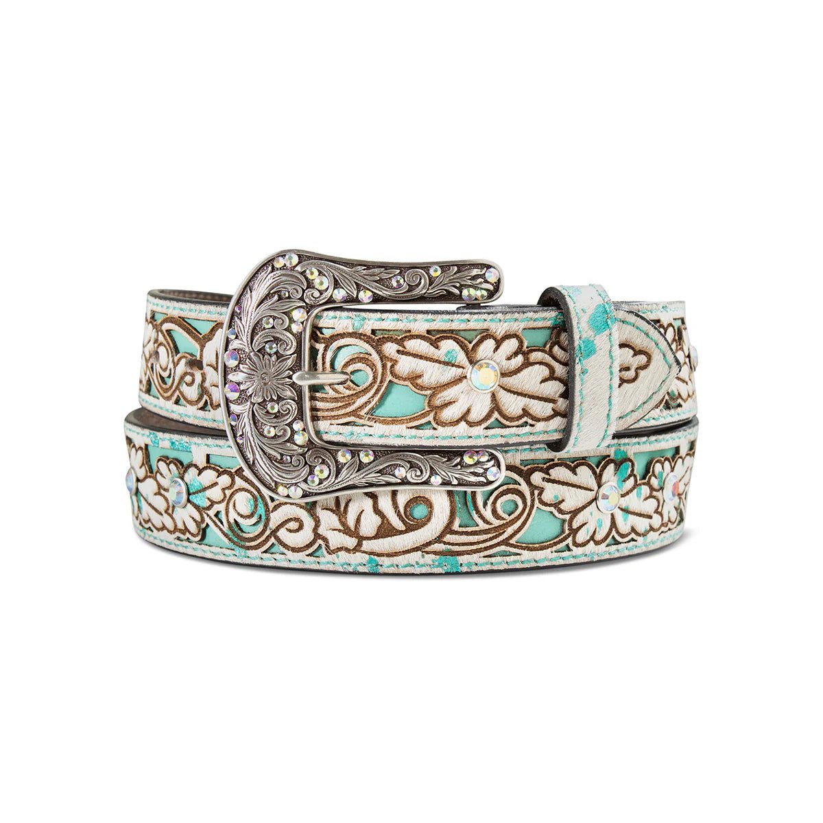Ariat Women's Laser Cut With Turquoise Underlay - Ariat