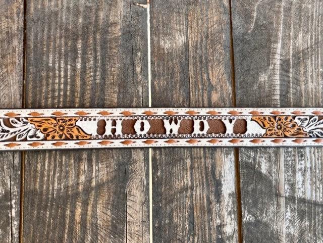 Angel Ranch Women's Tooled Leather Belt