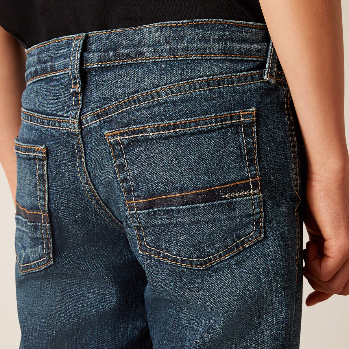 Ariat Boy's B5 Slim fit Adjustable Waist Band Jeans