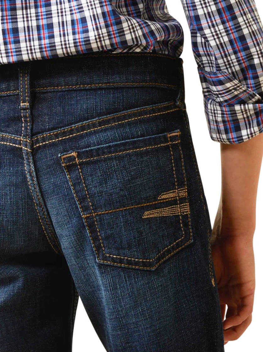 Ariat Boy's Jeans B5 Low Rise Slim Fit Straight Leg