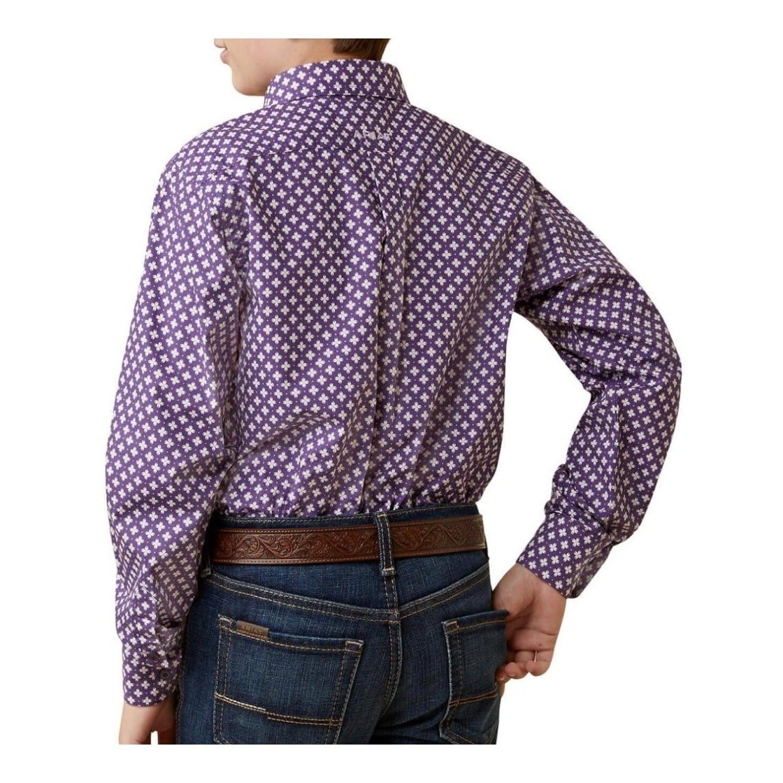 Ariat Boy’s Shirt Casual Classic Fit Long Sleeve Button Down