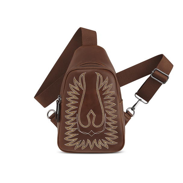Ariat Casanova Leather Boot Stitch Sling Bag - Ariat