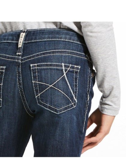 Ariat Girl’s Jeans Mid Rise Stretch Trouser Wide Leg Ella