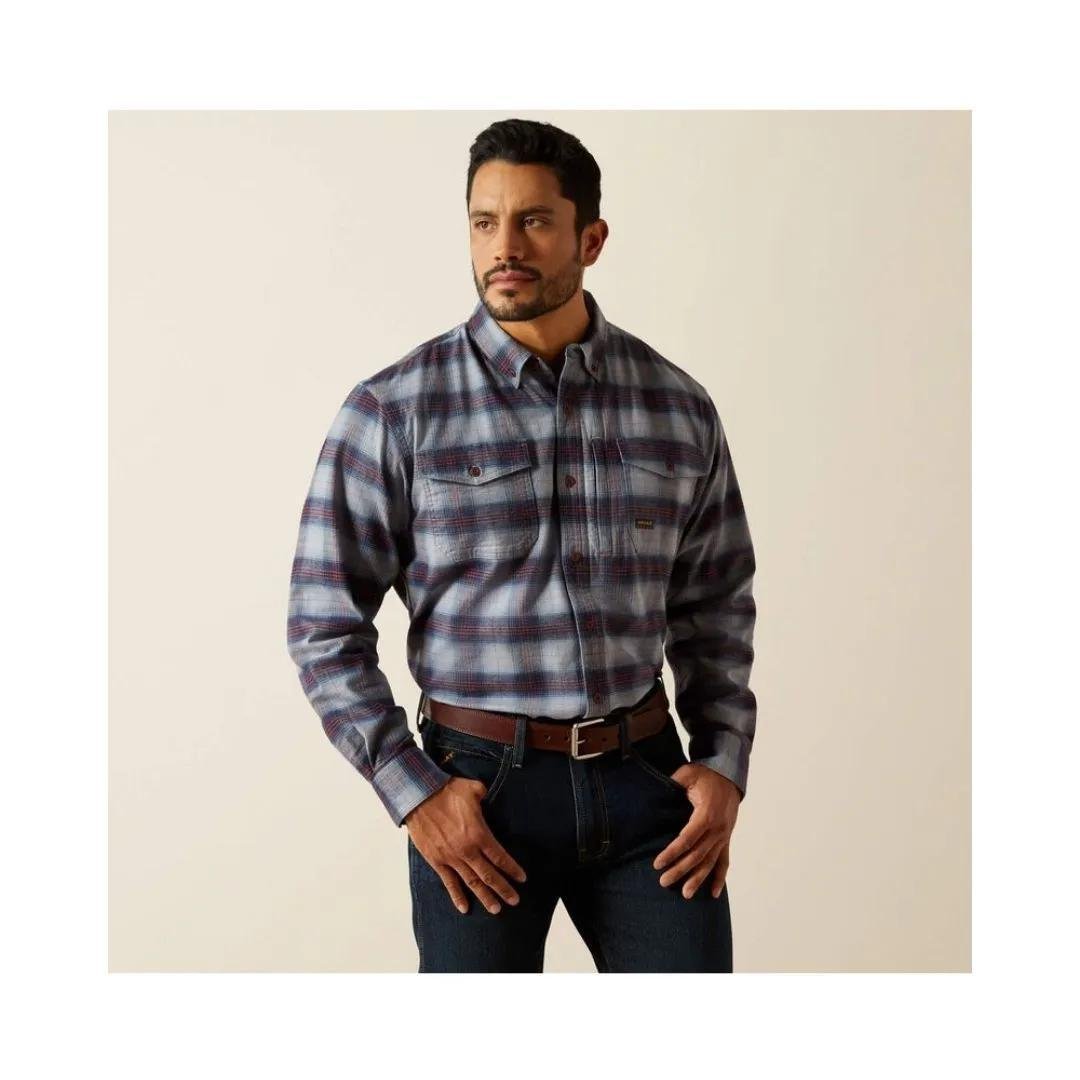 Ariat Men's Rebar Flannel DuraStretch Work Shirt - Ariat