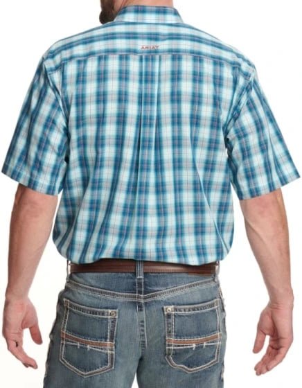 Ariat Men’s Shirt Short Sleeve Classic Fit Wrinkle Free Enzo