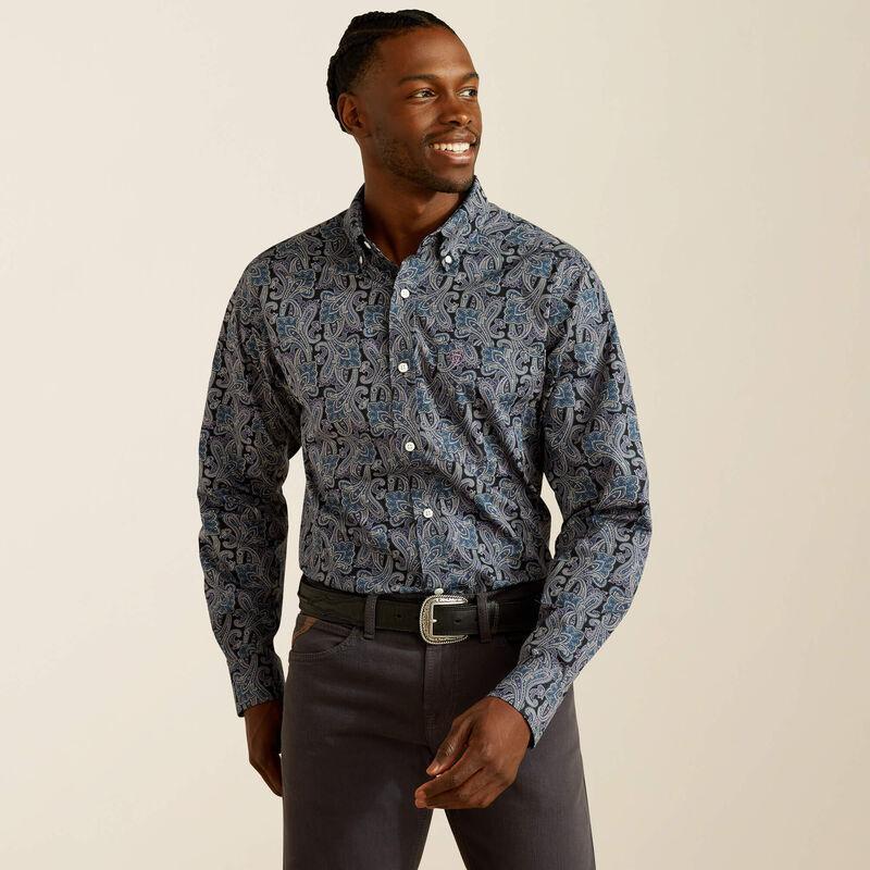 Ariat Men's Wrinkle Free Dex Fitted Shirt - Ariat
