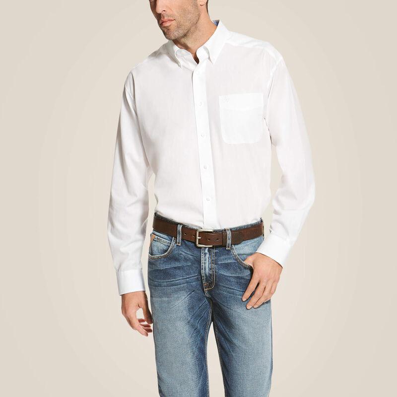 Ariat Men's Wrinkle Free Long Sleeve Solid Shirt