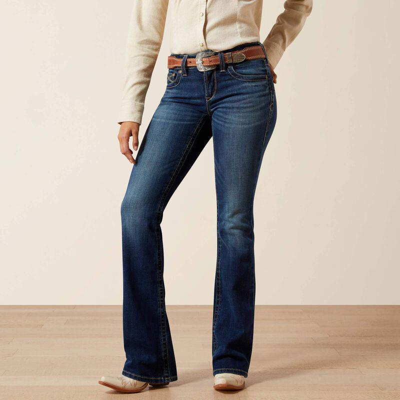 Ariat Women's WMS Perfect Rise Adalynne Boot Cut Jean - Ariat