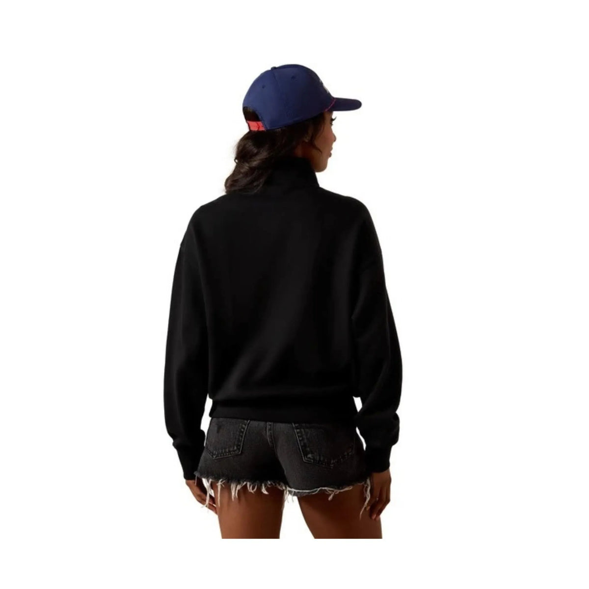 Ariat Women's 1/2 Zip Sweatshirt In Black