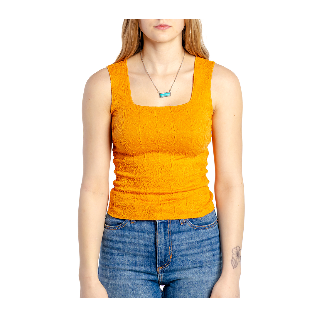 Rock & Roll Women's Floral Knit Tank