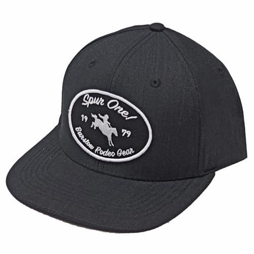 Barstow Curved Bill Trucker Cap "Spur One!" With Black Fabric with Patch