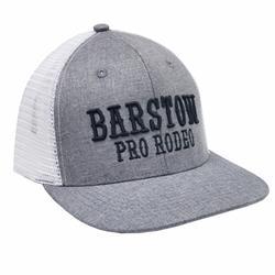 Barstow Flat Bill Trucker Cap - Graphite/White