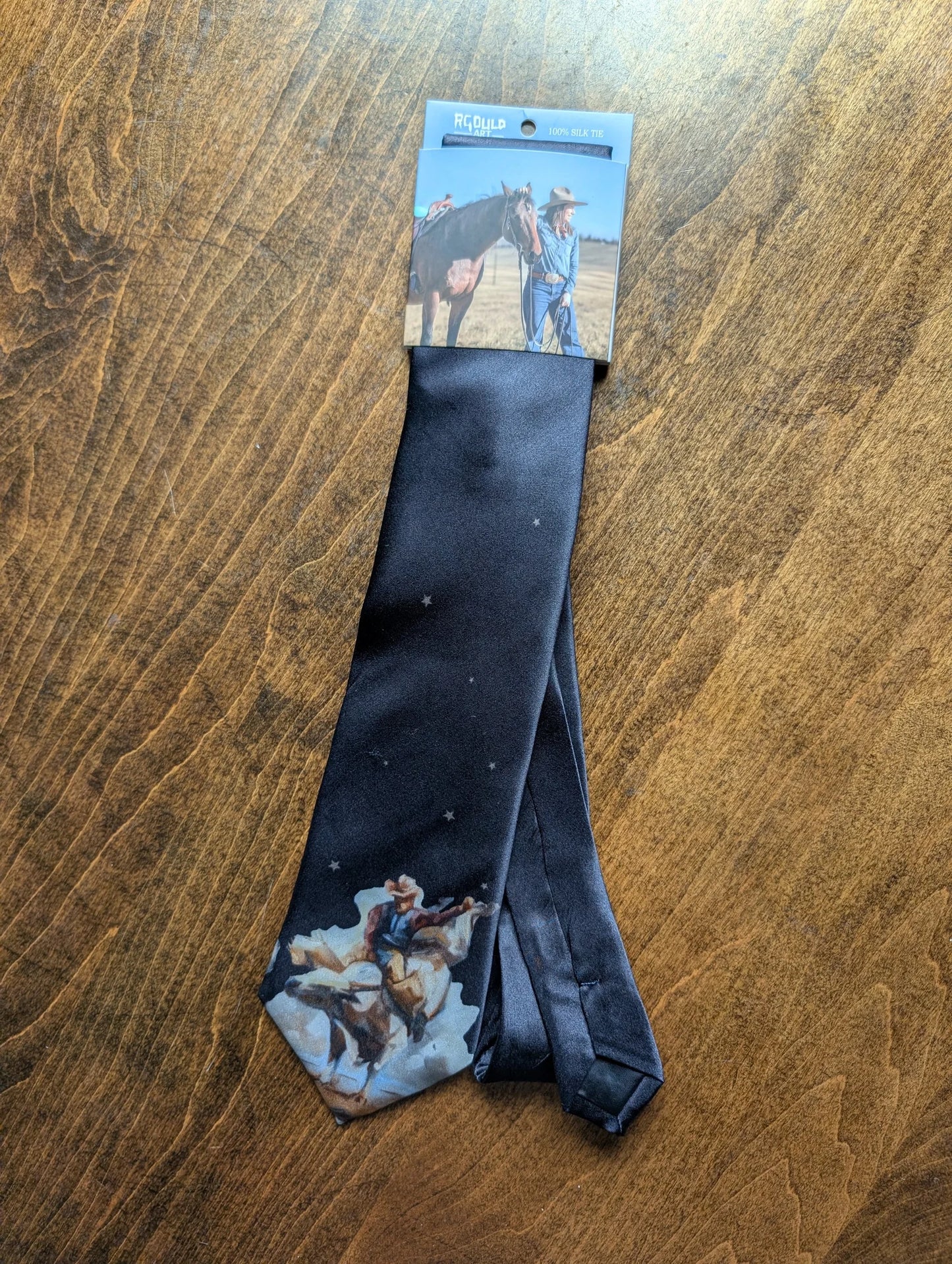 Renee Gould 100% Silk Tie With Original Artwork