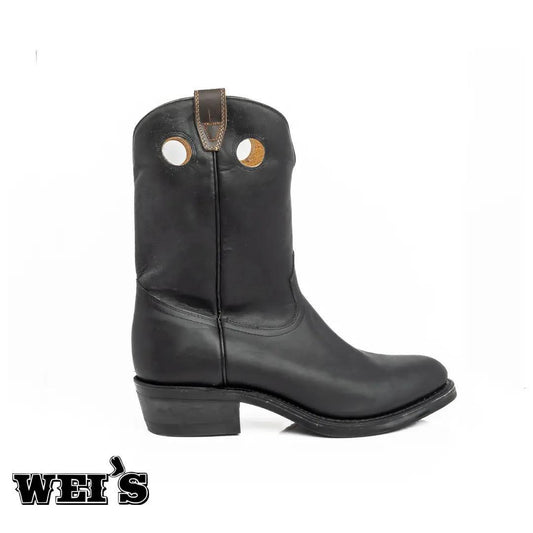 Boulet Men's 10" Cowboy Boots Black 6110 - CLEARANCE