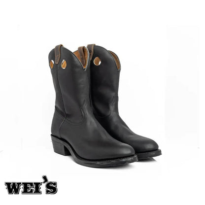 Boulet Men's 10" Cowboy Boots Black 6110 - CLEARANCE
