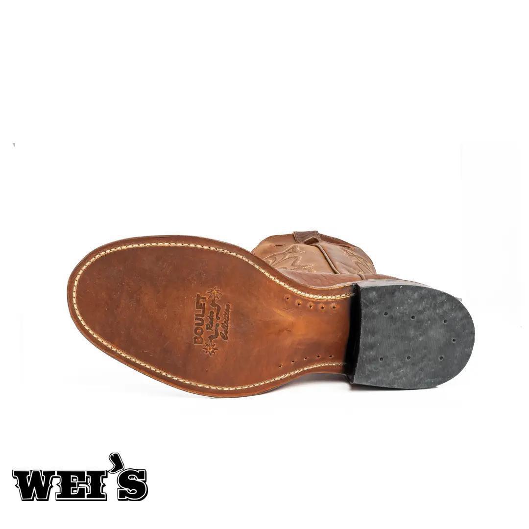 Boulet Men's 11" Cowboy Boots Brown - CLEARANCE