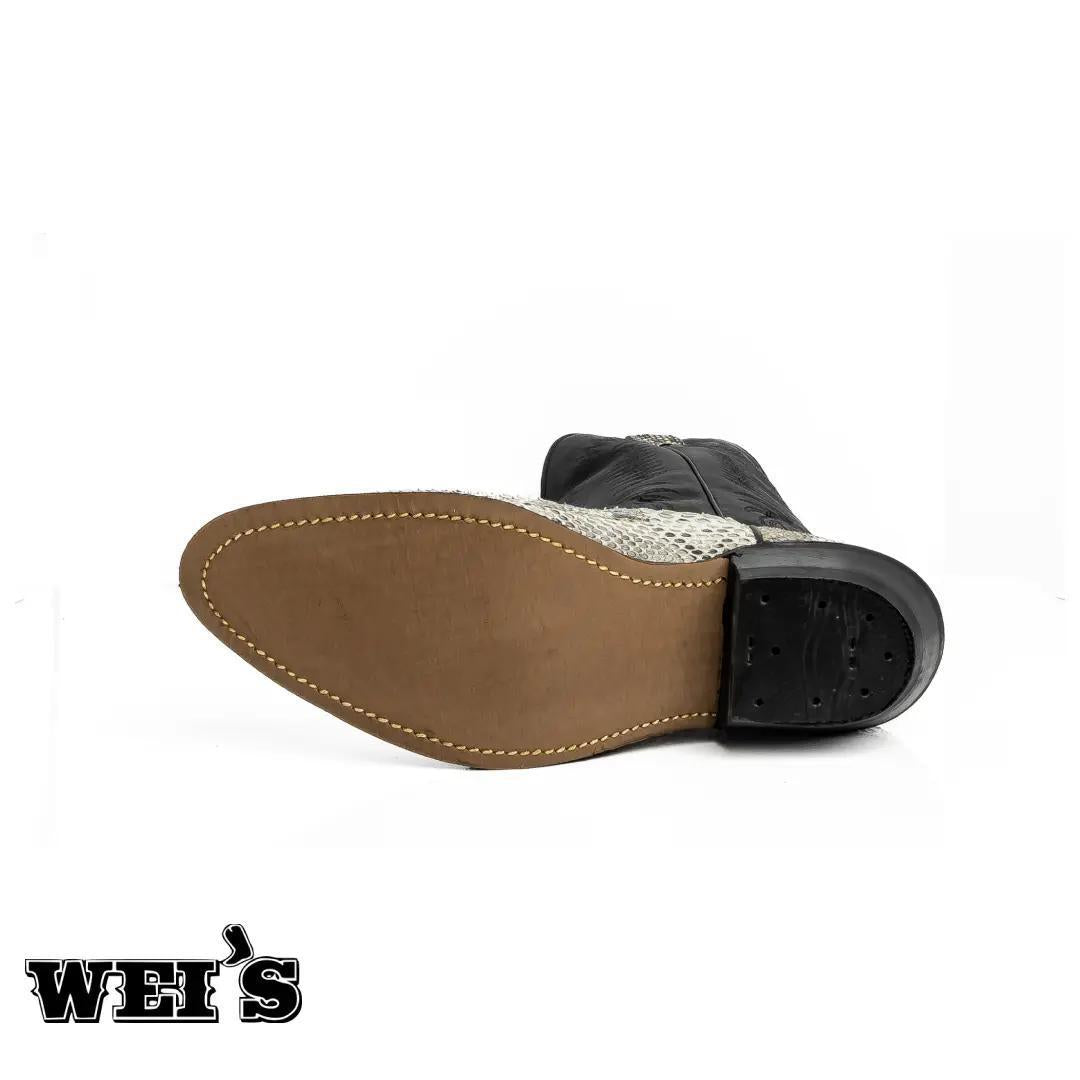 Boulet Men's 12" Exotic Snake Cowboy Boots 5555