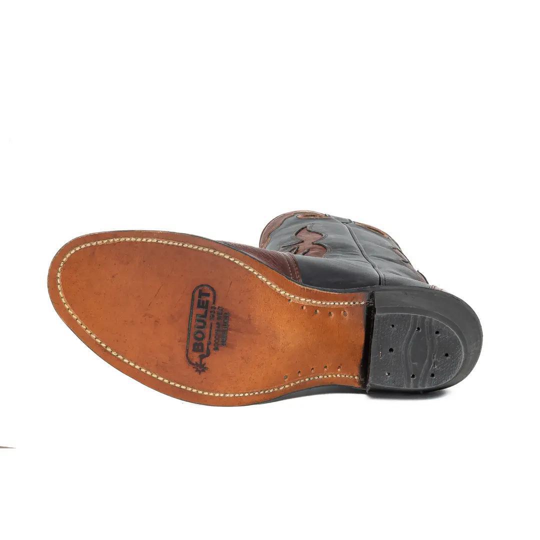 Boulet Men's Tri-Color Cowboy Boot