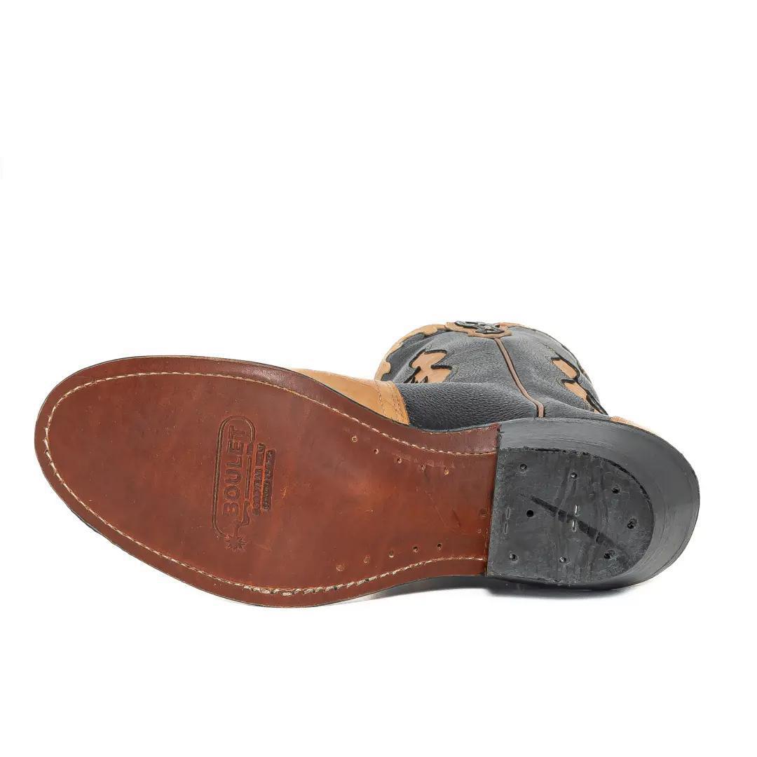 Boulet Men's Tri - Colour Cowboy Boots