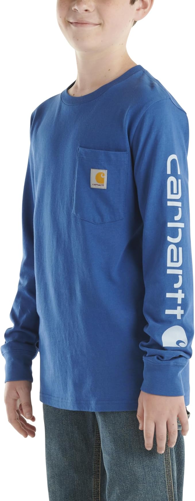 Carhartt Boys' Long-Sleeve Graphic Pocket T-Shirt