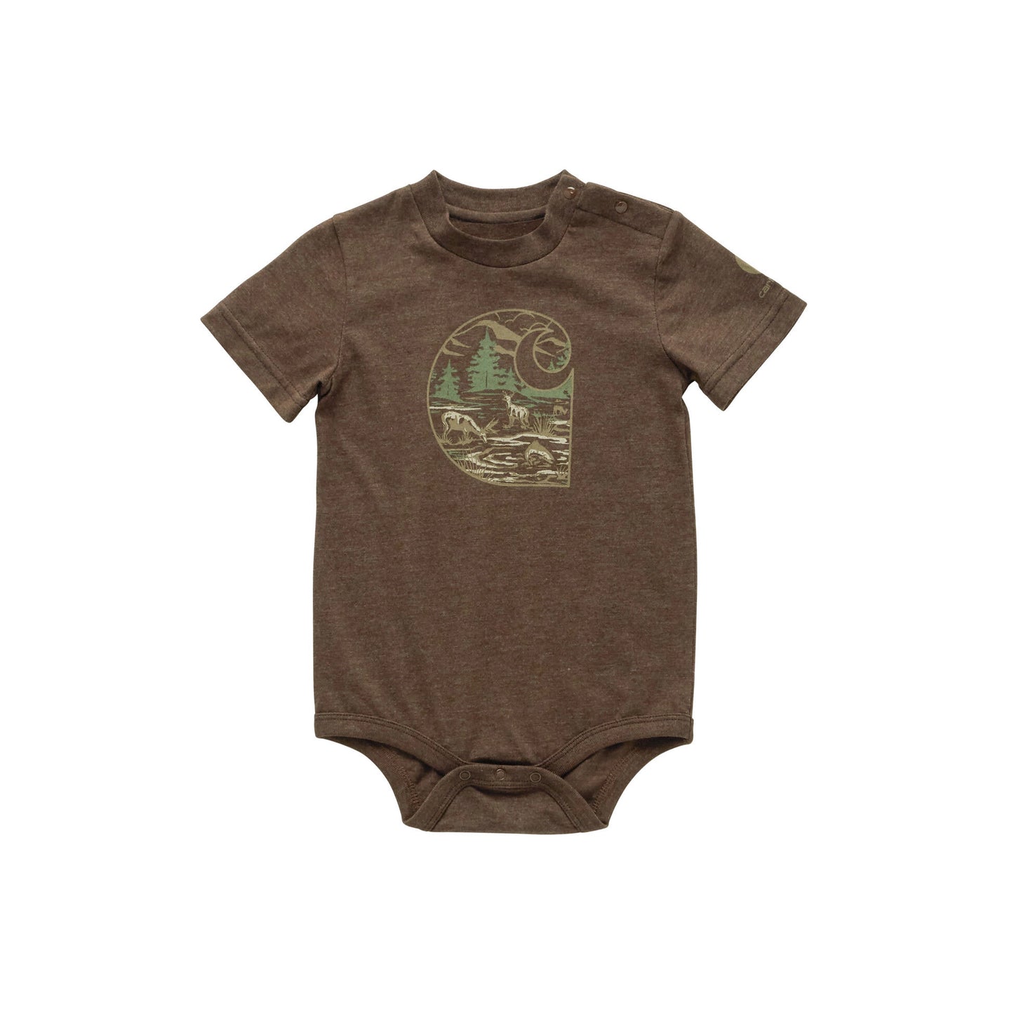 Carhartt Infant Boy's Short Sleeve Deer Onesie