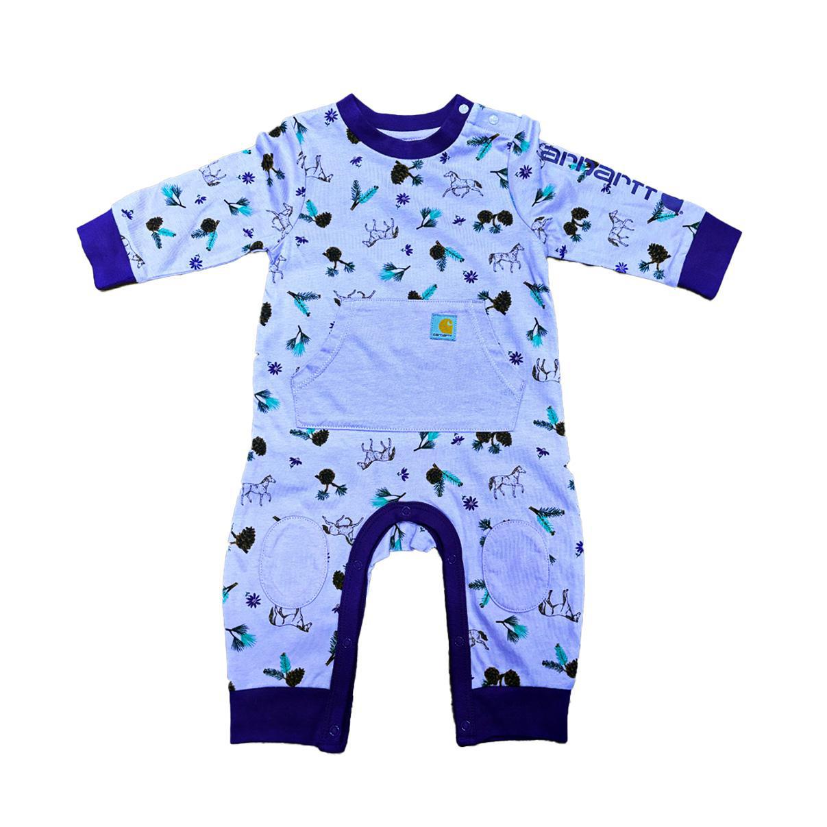 Carhartt Infant Long-Sleeve Coverall 2PC Set Majesty