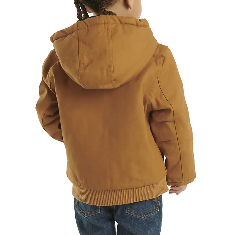 Carhartt Kid's Hooded Insulated Active Jacket weis-western-wear