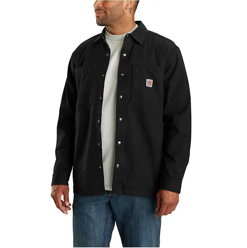 Carhartt Men's Flame Resistant Rugged Flex Canvas Shirt Jac