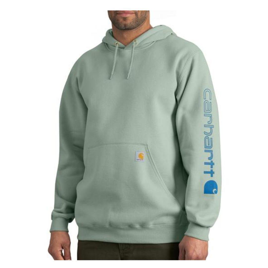 Carhartt Men's Loose Fit Midweight Logo Sleeve Graphic Sweatshirt - Carhartt