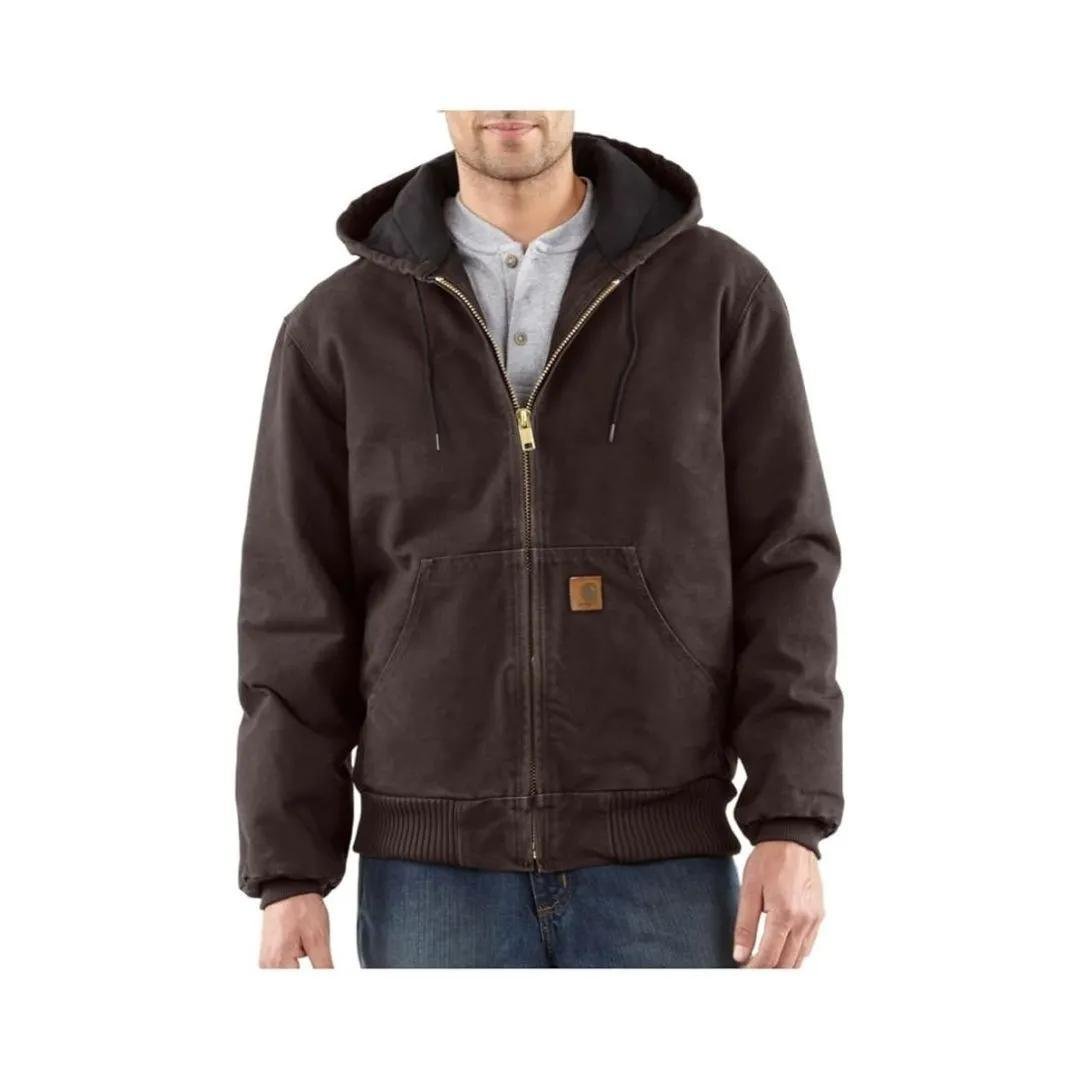 Carhartt Men's Quilted Flannel-Lined Sandstone Active Jacket - Carhartt