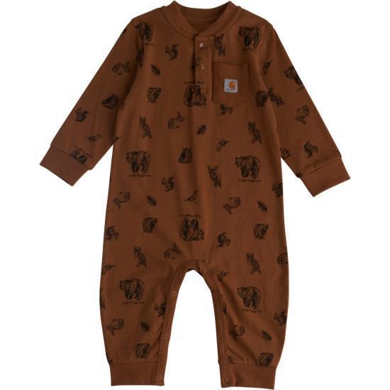 Carhartt Unisex Infant Long Sleeve Wildlife Print Coveralls - Carhartt