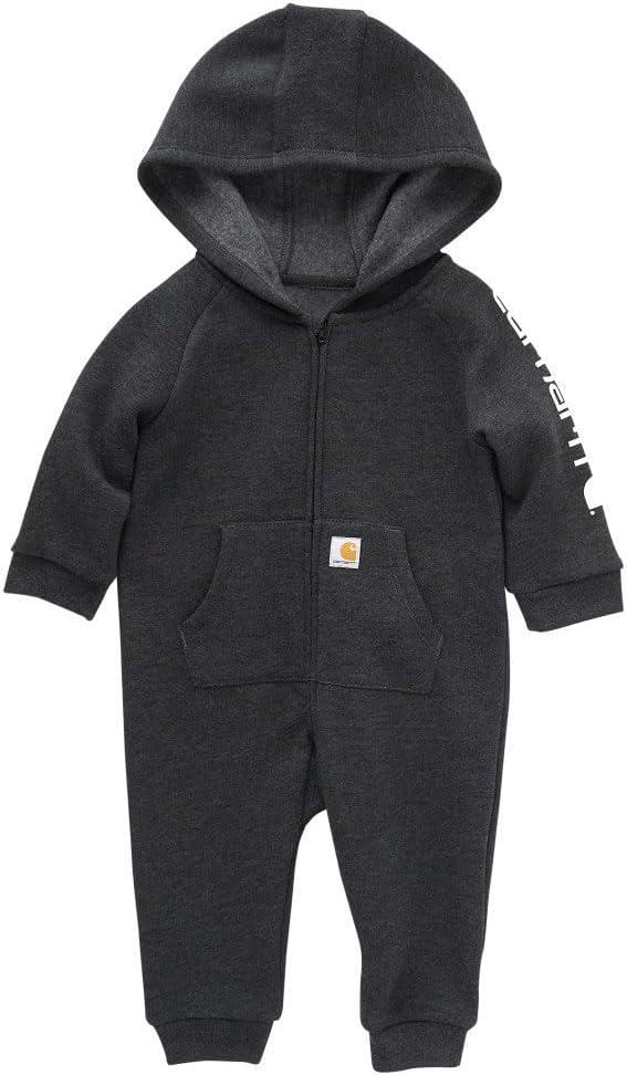 Carhartt Baby Boys Long-Sleeve Hooded Zip-up Footless Jumpsuit One-Piece Hoodie - Carhartt