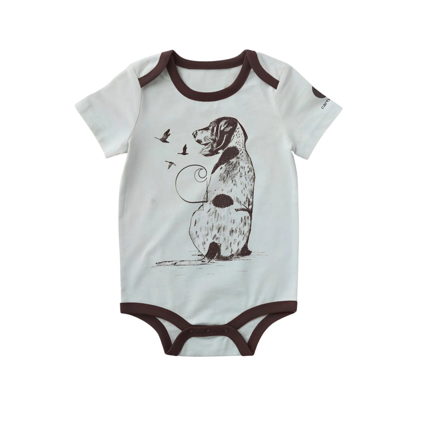 Carhartt Infant Boys Short Sleeve Bird Dog Bodysuit weis-western-wear