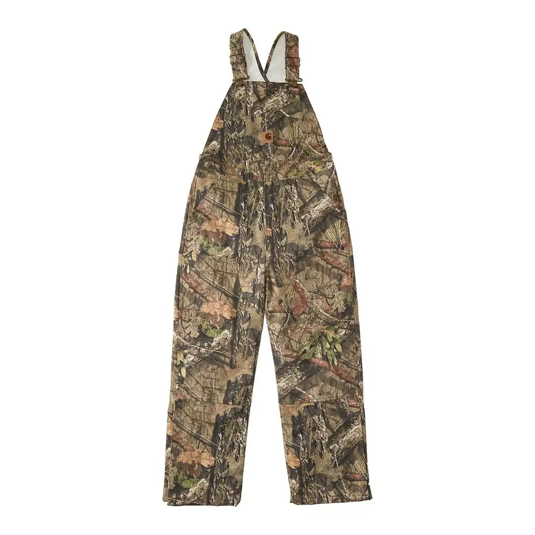 Carhartt Kid's Bib Overall Quilt Lined Mossy Oak